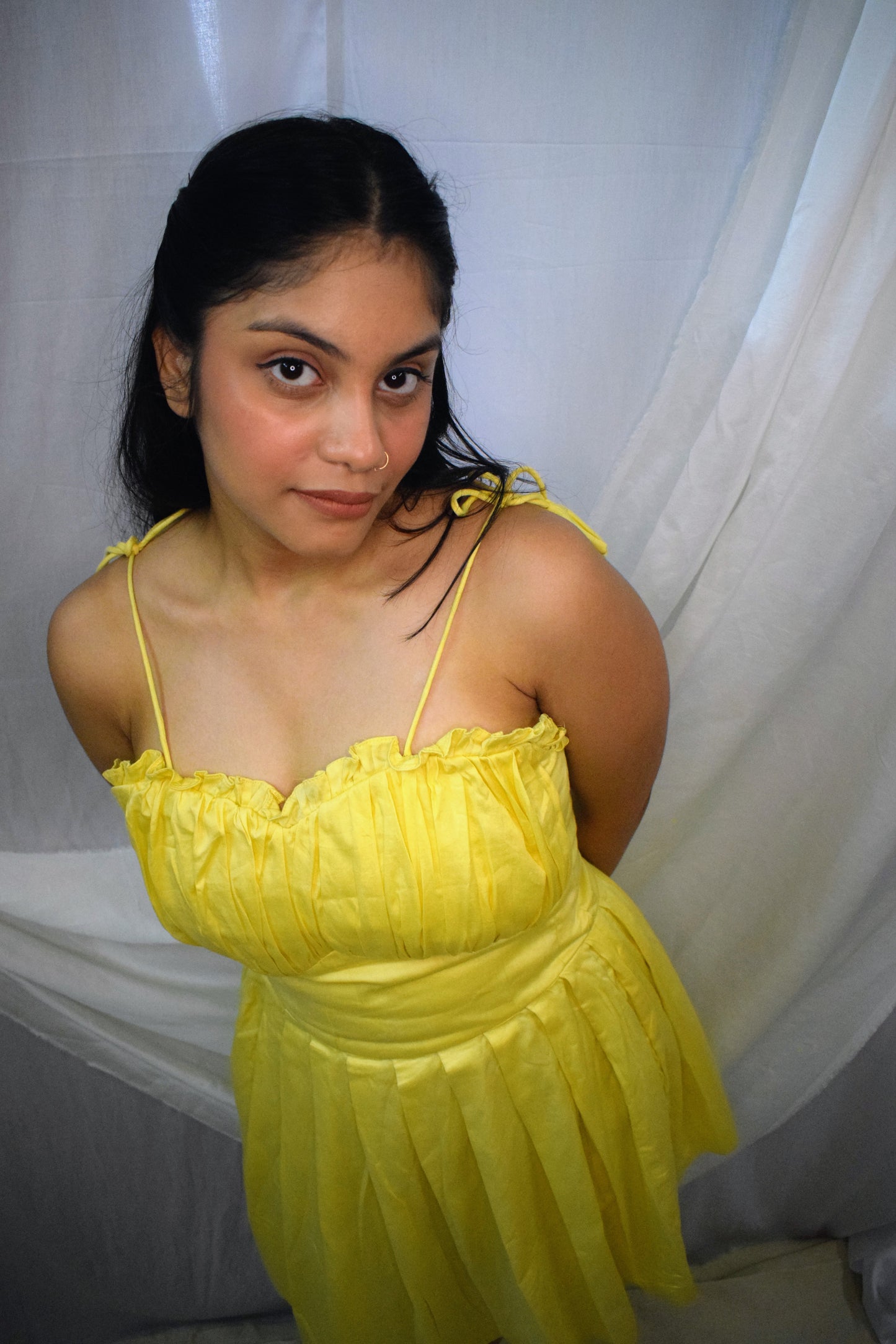 YELLOW MUSE DRESS