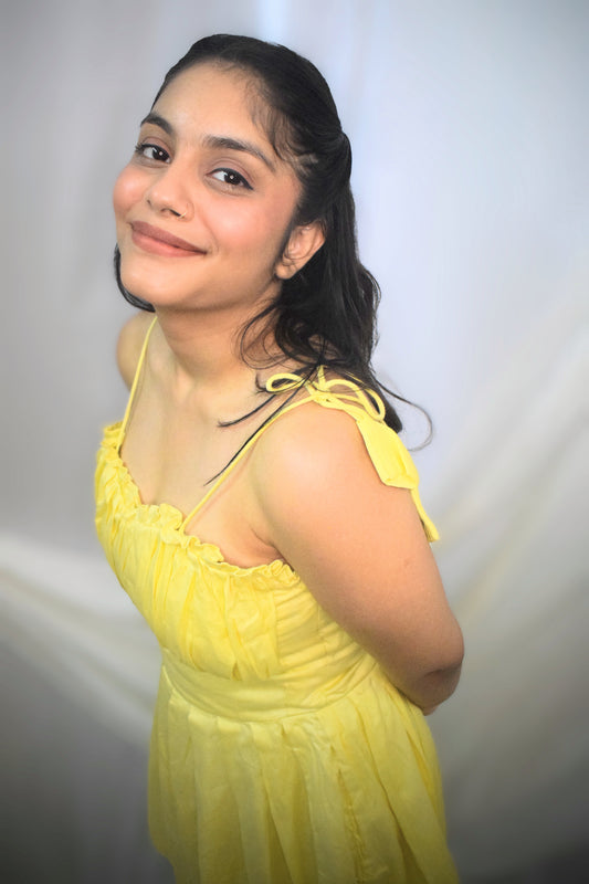 YELLOW MUSE DRESS